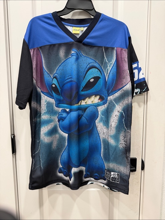 Disney Other - Stitch Graphic Kids Jersey Tee - Blue